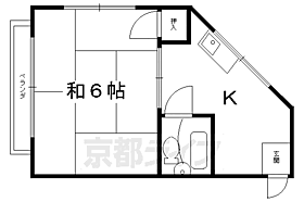 京都府京都市右京区鳴滝蓮池町（賃貸マンション1K・3階・21.00㎡） その2