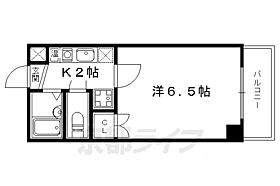 セブンハイム 308 ｜ 京都府京都市左京区一乗寺宮ノ東町（賃貸マンション1K・3階・18.00㎡） その2