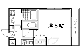 京都府京都市北区衣笠東御所ノ内町（賃貸マンション1K・3階・23.45㎡） その2