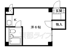 京都府京都市中京区下瓦町（賃貸マンション1R・2階・16.15㎡） その2