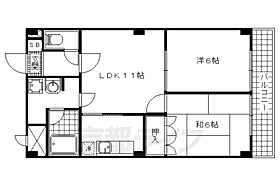 パインベルテ御陵 305 ｜ 京都府京都市山科区御陵大津畑町（賃貸マンション2LDK・3階・52.60㎡） その2