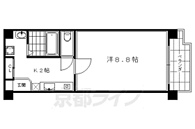 ＣＡＳＡ　ＹＡＭＡＢＵＮII 703 ｜ 京都府京都市下京区夷之町（賃貸マンション1K・7階・26.23㎡） その2