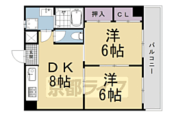 セノータ 6階2LDKの間取り