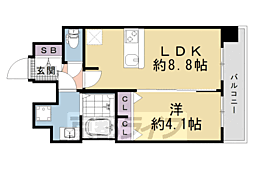 京都市営烏丸線 十条駅 徒歩4分 7階/-