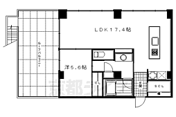 レノバエイシュウ 3階1LDKの間取り