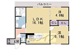 クレリア A棟B棟 2階