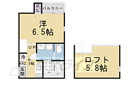 ハーモニーテラスNT 1Kの間取図画像