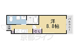 ＴＨＥ　ＧＡＲＮＥＴ　ＳＵＩＴＥ　ＲＥＳＩＤＥＮＣＥ　山科Ｗ 2階/-