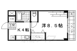アサクラハイツ 4階/-