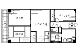 コトーハイツ伏見稲荷A棟 4階/-