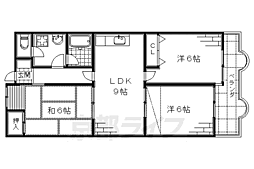 パークテラス桃山 3LDKの間取図画像