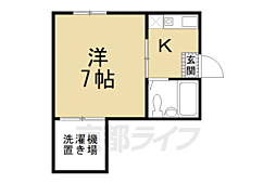 シャンブル深草 1階/-