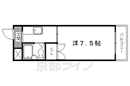 フレーズ1 1Kの間取図画像