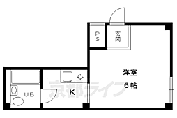 大将軍ハイツ 3階/-