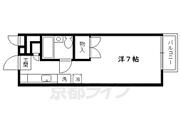 ハイツグリンカ 1Kの間取図画像