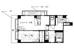 ユアステージ 2階/-
