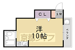 アパート ワンルームの間取図画像