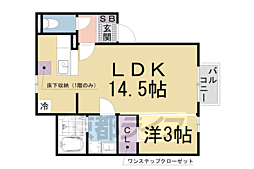 ハピネス下阪本 1階/-