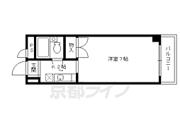 ハイツ田中 1Kの間取図画像