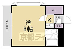 ヴィラエトワール西院 3階/-