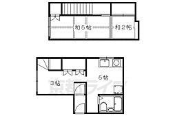 リエール北野 3Kの間取図画像