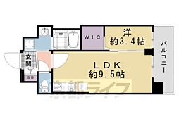 京都市営烏丸線 十条駅 徒歩3分 6階/-