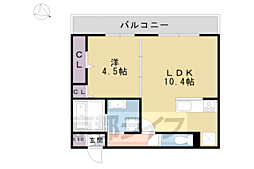 ラカーザセレーナ 1LDKの間取図画像