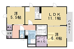 シャーメゾン神川 2階/-