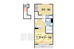 近鉄京都線 富野荘駅 徒歩9分 2階/-