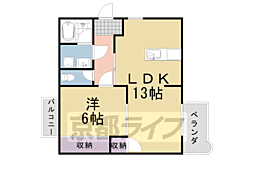 芝の宮マンション 1LDKの間取図画像