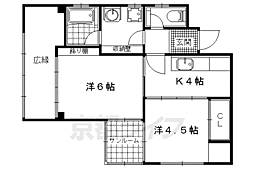 ビーハウス 2Kの間取図画像