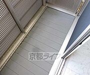 ゆとりのあるベランダです