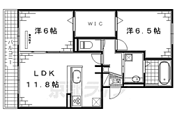 カーサルミノサトレ 2LDKの間取図画像