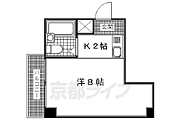 コートハウス88 1Kの間取図画像
