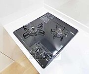 ガスコンロつきのキッチン
