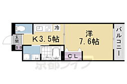 LEI CORT椥辻I 3階/-