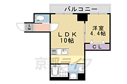 HaleLuana東山 1LDKの間取図画像