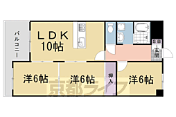 アフリー太田 3LDKの間取図画像