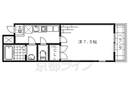 アンティックコタ 1Kの間取図画像