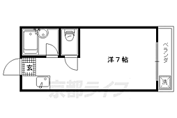 メゾンワイズ ワンルームの間取図画像