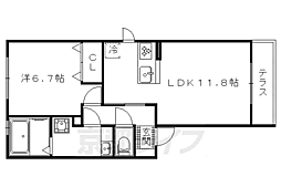 プレシャスファミリー北山 1LDKの間取図画像