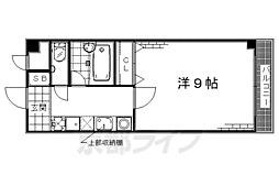 フラッツA・I 1Kの間取図画像