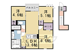 リアン今里 3LDKの間取図画像