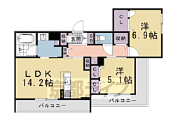ヴィアソーレ竹田 2階/-