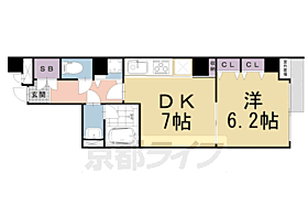 ｃａｓａ　ＲｙｏｋｏII 306 ｜ 京都府京都市中京区役行者町（賃貸マンション1DK・3階・39.06㎡） その2