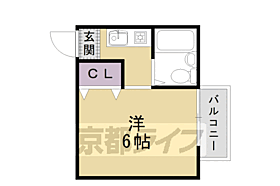 京都府京都市中京区西ノ京原町（賃貸アパート1K・2階・18.00㎡） その2