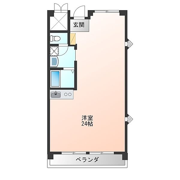 ベルプラザH・I 201｜栃木県宇都宮市台新田町(賃貸マンション1R・2階・51.00㎡)の写真 その2