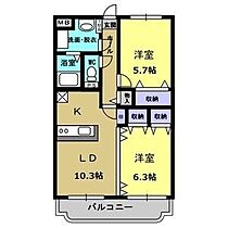 Y＆Mコラール 303 ｜ 栃木県河内郡上三川町大字上三川4973-3（賃貸マンション2LDK・3階・55.51㎡） その2