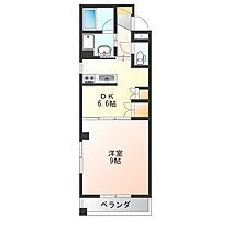 K’sヴィレッジ 402 ｜ 栃木県宇都宮市材木町4-20（賃貸マンション1DK・4階・36.99㎡） その2