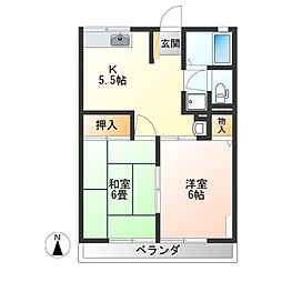 グリーンフラットA 2階/203